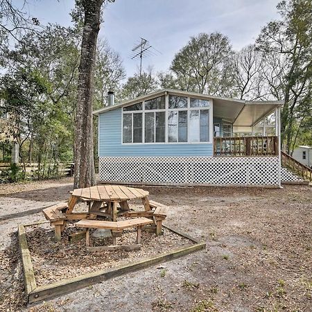 Fishing Paradise With Deck On Suwannee River Branford Kültér fotó