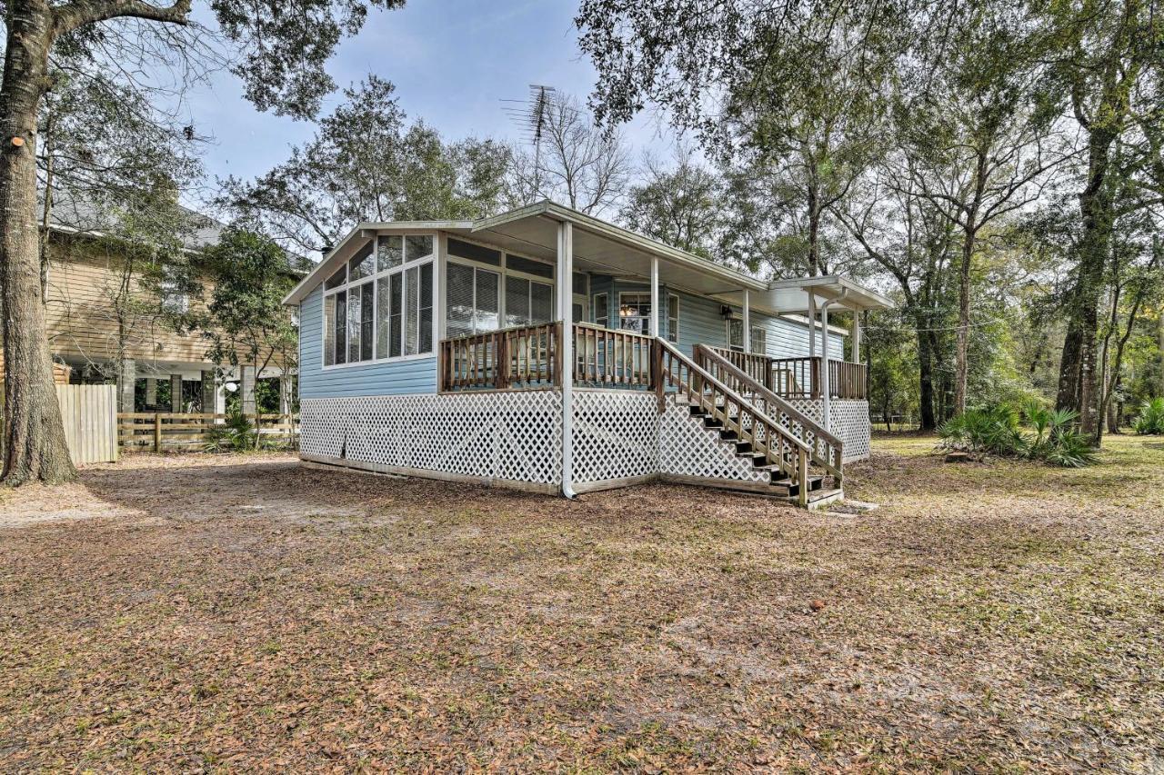 Fishing Paradise With Deck On Suwannee River Branford Kültér fotó