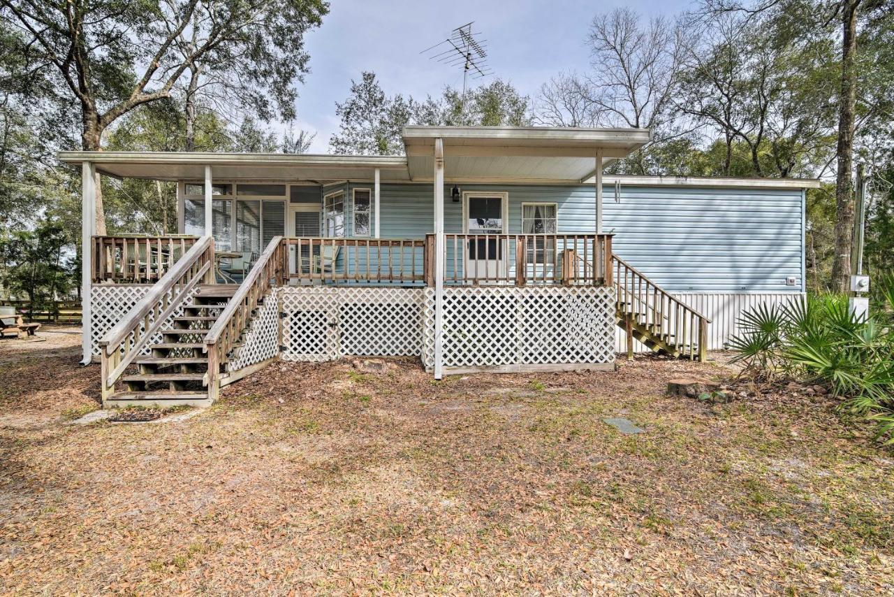 Fishing Paradise With Deck On Suwannee River Branford Kültér fotó