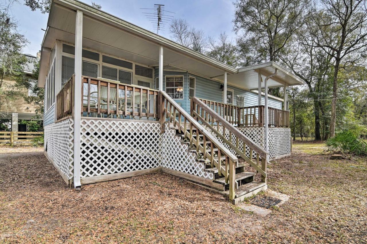 Fishing Paradise With Deck On Suwannee River Branford Kültér fotó